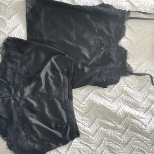 Revolve Homebodii Olivia cami set black